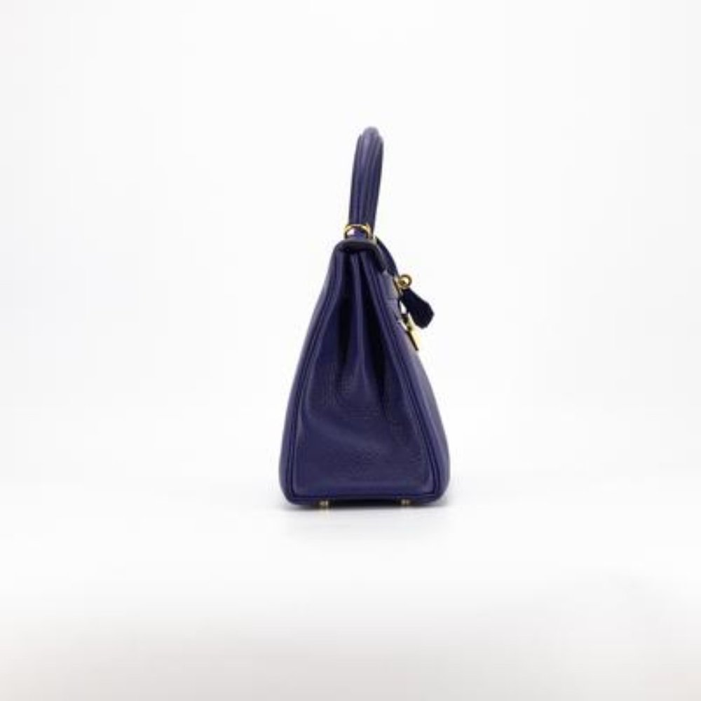 Hermes - Kelly 28 in Encru Blue. BNIB - Picture 9 of 11